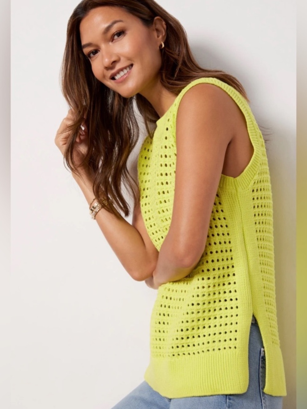 Varley Darin Sweater Tank 100% cotton | Small
